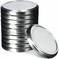 Pojemniki kuchenne - Metalowe wieczka do słoików Valsta 10 szt. 66mm srebrne - miniaturka - grafika 1