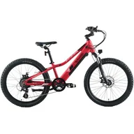 Rowery elektryczne - Rower elektryczny 24", czerwony, E-BIKE, GERMINA / Germina - miniaturka - grafika 1