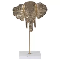 Figurki dekoracyjne - Figurka słoń złota KASO - miniaturka - grafika 1