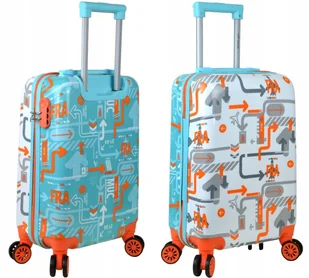 NOWOŚĆ !! Walizka mała kabinowa na kółkach SUNBAG Fly360 DualColor - Walizki - miniaturka - grafika 1