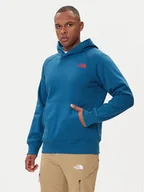 Bluzy męskie - The North Face Bluza Redbox NF0A89F9 Niebieski Regular Fit - miniaturka - grafika 1