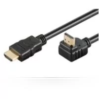 Kabel MicroConnect HDMI 19 19 2m M-M Gold HDM19192V1.4A90 - Kable - miniaturka - grafika 1