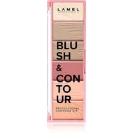 Bronzery i konturowanie twarzy - Lamel, Paletka do konturowania twarzy Blush & Contour, 16 g - miniaturka - grafika 1