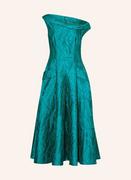 Sukienki - Talbot Runhof Sukienka Wieczorowa Z Żakardu blau - miniaturka - grafika 1
