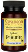 Witaminy i minerały - Swanson Benfotiamina (witamina B1), 160 mg, 60 kapsułek - miniaturka - grafika 1