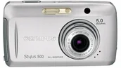 Foto OUTLET - Olympus Stylus 500 srebrny - miniaturka - grafika 1