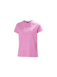 Koszulka HELLY HANSEN W CORE GRAPHIC T-SHI różowy L - Koszulki i topy damskie - miniaturka - grafika 1