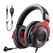Słuchawki - EKSA E900 czarno-czerwone - miniaturka - grafika 1