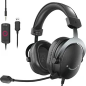 Słuchawki - FIFINE AmpliGame H9 Czarny - miniaturka - grafika 1