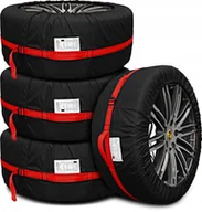 Akcesoria motoryzacyjne - Pokrowce Na Koła Opony Felgi Wodoodporne 18-21'' 4 Szt Do Garażu Piwnicy - miniaturka - grafika 1