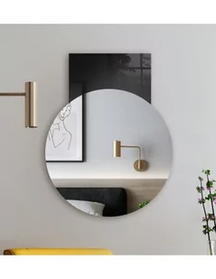 Okrągłe lustro dekoracyjne - DENAR, Dostępne wymiary: Średnica 60cm - Lustra Okrągłe lustro dekoracyjne - DENAR, Dostępne wymiary: Średnica 60cm - Lustra - miniaturka - grafika 1