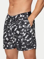 Kąpielówki męskie - Calvin Klein Swimwear Szorty kąpielowe KM0KM01162 Czarny Regular Fit - miniaturka - grafika 1