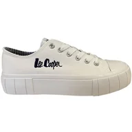 Trampki damskie - Buty Lee Cooper LCW-24-31-2743LA białe - miniaturka - grafika 1