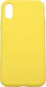 Etui i futerały do telefonów - Etui silikonowe do Apple iPhone XS Max 4Mobee żółte - miniaturka - grafika 1