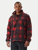 Bluzy męskie - Columbia Polar Steens Mountain 1478231 Czerwony Regular Fit - miniaturka - grafika 1