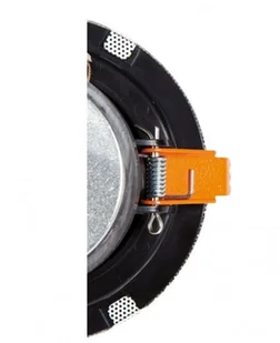 Audac PVS CENA306/B SpringFit 2,5\" ceiling speaker Black version 8 and 100V CENA306/B - Głośniki i kolumny - miniaturka - grafika 1