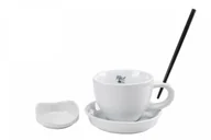 Filiżanki - Komplet filiżanka do herbaty biała saszetka first - miniaturka - grafika 1