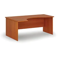 Biurka - Biurko narożne PRIMO WOOD, 1800 x 1200 mm, lewe, czereśnia - miniaturka - grafika 1