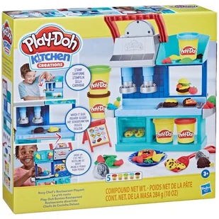 Ciastolina PLAY-DOH Kitchen Creations Restauracja F81075L0 - Masy plastyczne - miniaturka - grafika 1