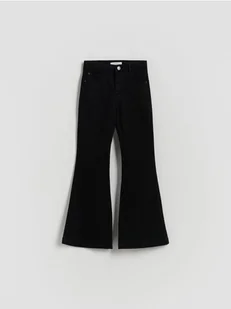 Reserved - Jeansy flare high waist - czarny - Spodnie i spodenki dla dziewczynek - miniaturka - grafika 1