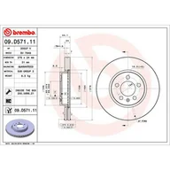 Tarcze hamulcowe - Tarcza hamulcowa BREMBO 09.D571.11 - miniaturka - grafika 1