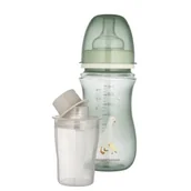 Butelki dla niemowląt - Butelka CANPOL BABIES EasyStart Goose 35/245 240 ml Jasnozielony - miniaturka - grafika 1