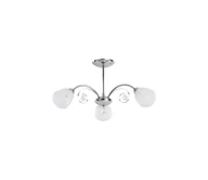 Lampy sufitowe - Żyrandol natynkowy APOLLO 3xE14/10W/230V chrom błyszczący - miniaturka - grafika 1