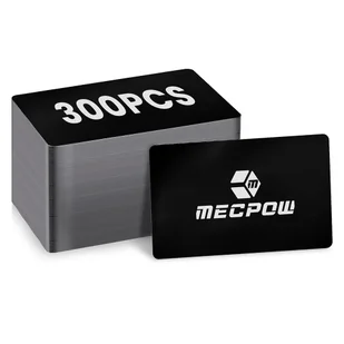 Mecpow AS4 Blank Black Business Cards - 300pcs - Grawerowanie i akcesoria - miniaturka - grafika 1