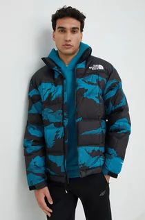 Kurtki męskie - The North Face kurtka puchowa MEN S LHOTSE JACKET męska kolor zielony zimowa - grafika 1