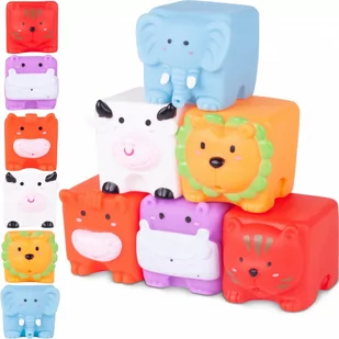 Miękkie Klocki Sensoryczne Kreatywny Zestaw do kąpieli - Zwierzątka 6szt. - Klocki Miękkie Klocki Sensoryczne Kreatywny Zestaw do kąpieli - Zwierzątka 6szt. - Klocki - miniaturka - grafika 1