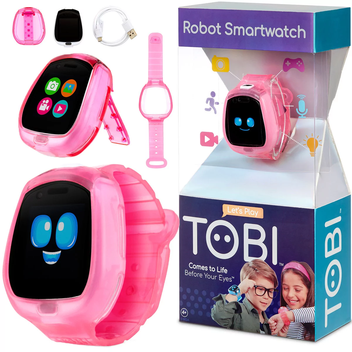 Little Tikes Tobi Robot Smartwatch for Kids Pink - Ceny i opinie na  Skapiec.pl