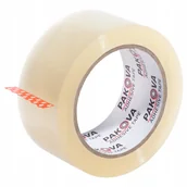 Taśmy klejące - Taśma pakowa Pakova przezroczysta szer. 48 mm dł. 90 m 1 szt. - miniaturka - grafika 1