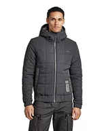 Kurtki męskie - G-STAR RAW Męska kurtka Meefic Squared Quilted Hooded, Wielokolorowy (Reflective Black D20126-c550-d461), XL - miniaturka - grafika 1