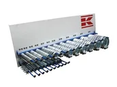 Inne mocowania - Kramp Opaska ślimakowa Zestaw 9 mm x 100 mm 220 szt.+Wieszak - miniaturka - grafika 1