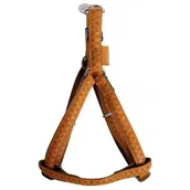 Szelki dla psów - Zolux Szelki regulowane Mac Leather 20mm Żółte [522060JA] 6305 - miniaturka - grafika 1