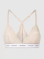 Biustonosze - Biustonosz trójkątny z obszyciem koronką - miniaturka - grafika 1