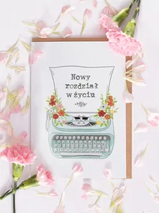 Kartka Nowy rozdział życia - Kartki okolicznościowe i zaproszenia - miniaturka - grafika 1