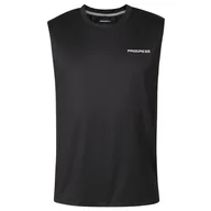 Koszulki sportowe męskie - Męski podkoszulek Progress Driver Singlet Rozmiar: L / Kolor: czarny - miniaturka - grafika 1