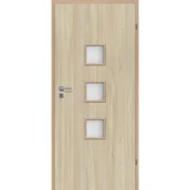 Drzwi wewnętrzne - Drzwi wewnętrzne pokojowe Lea Bis dąb bursztynowy 70 prawe Classen - miniaturka - grafika 1