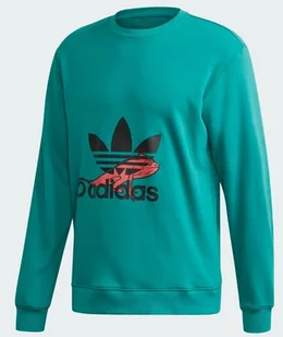 S BLUZA MĘSKA ADIDAS ORIGINALS ZIELONA SPORTOWA FM3702 - Bluzy męskie - miniaturka - grafika 1