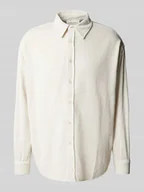 Koszule męskie - Koszula sztruksowa o kroju regular fit z kołnierzykiem typu kent model ‘PADOW’ - miniaturka - grafika 1