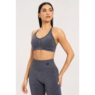 Bielizna sportowa damska - Stanik fitness cardio damski Gym Glamour seamless - miniaturka - grafika 1