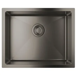 Zlewozmywak stalowy GROHE K700U brushed hard graphite 31574AL1 - Zlewozmywaki - miniaturka - grafika 1