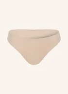 Majtki damskie - Calvin Klein Figi Perfectly Fit Lace beige - miniaturka - grafika 1