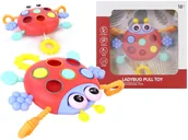 Zabawki sensoryczne - Sensoryczna BIEDRONKA GRYZAK Linki Przeciągaj WCISKAJ PRZESUWAJ Pop It - miniaturka - grafika 1