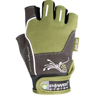Rękawice fitness Power System  Fitness Rukavice Womans Power Zelené S - Rękawice do ćwiczeń - miniaturka - grafika 1