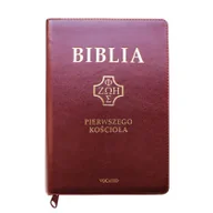 Religia i religioznawstwo - Biblia pierwszego Kościoła burgundowa paginatory - miniaturka - grafika 1