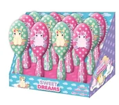 Zabawy w naśladowanie dorosłych - Szczotka do włosów 21x6,5cm Sweet Dreams KL10531 mix p12 cena za 1 szt Kids Euroswan - miniaturka - grafika 1