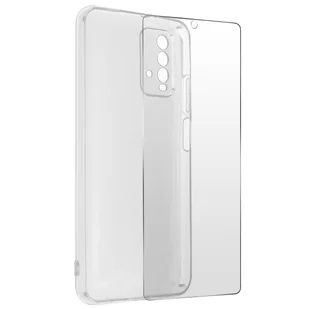 Silikonowe etui Xiaomi Redmi 9T i szkło hartowane 9H przezroczyste - Etui i futerały do telefonów - miniaturka - grafika 1