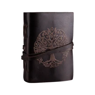 notes/zeszyt w skórzanej oprawie CELTIC TREE - Zeszyty szkolne - miniaturka - grafika 1